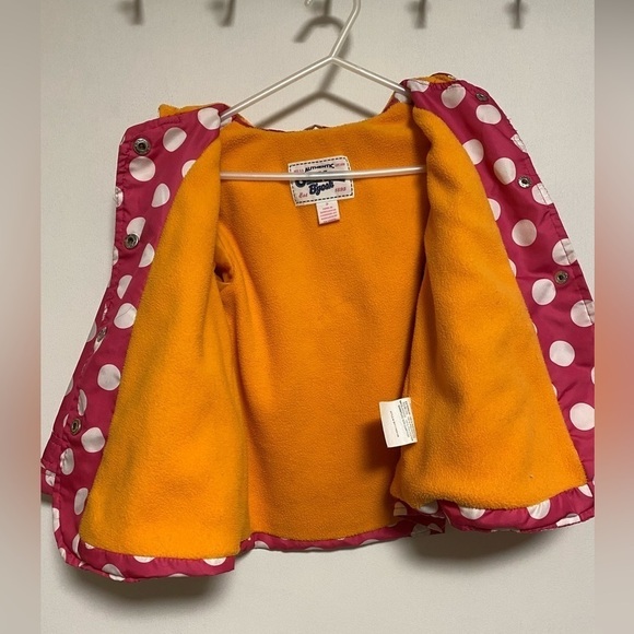 Oshkosh B’gosh Spring/Fall Coat, Toddler Size 3. Pink, Polka Dots - Picture 4 of 9